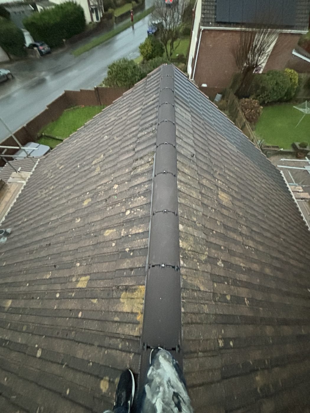 Dry ridge system installed in Plymouth