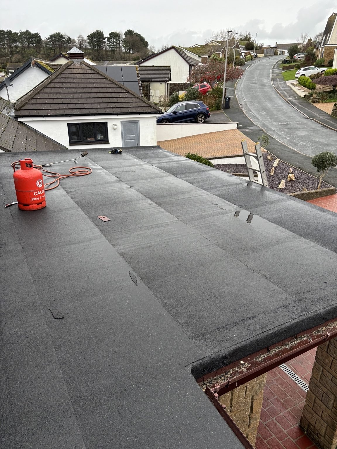 Flat roof finished in Plymouth
