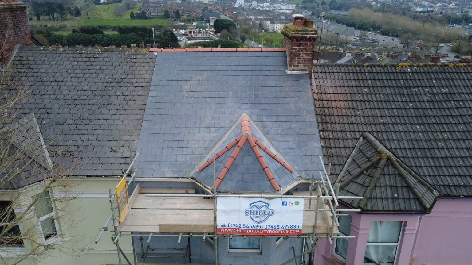 Roofing work in Plymouth